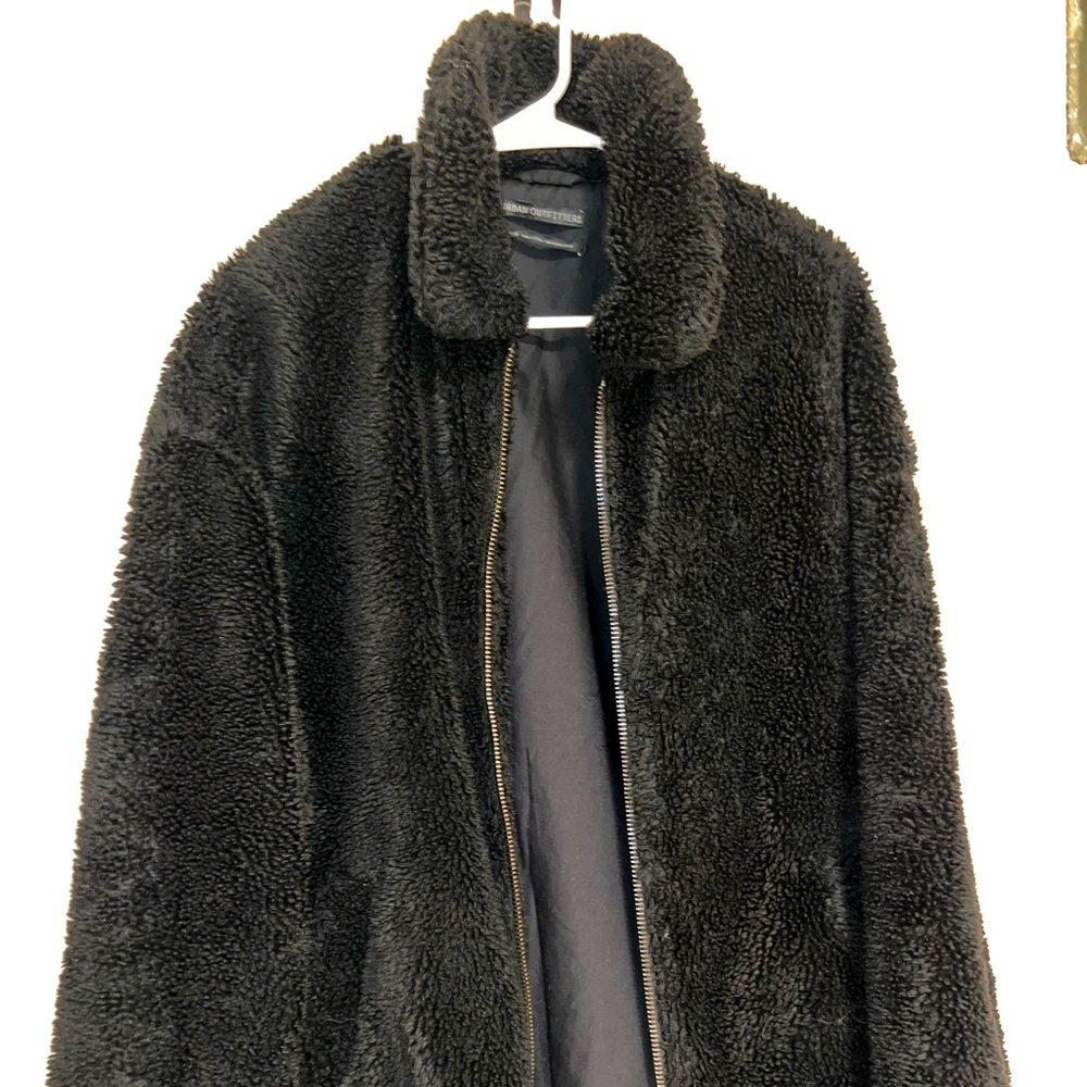 Urban Outfitters Black Teddy Jacket